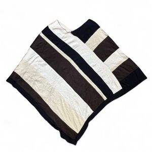 🌟SOLD🌟Worthington Neutral Striped Poncho